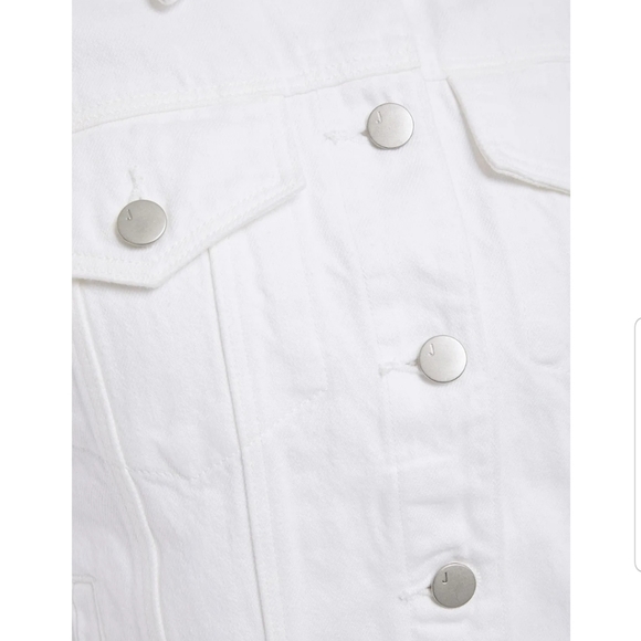 J brand white denim jacket ONE OF A KIND - Picture 7 of 10